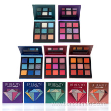 OEM glitter makeup Eyeshadow Pallete eye makeup